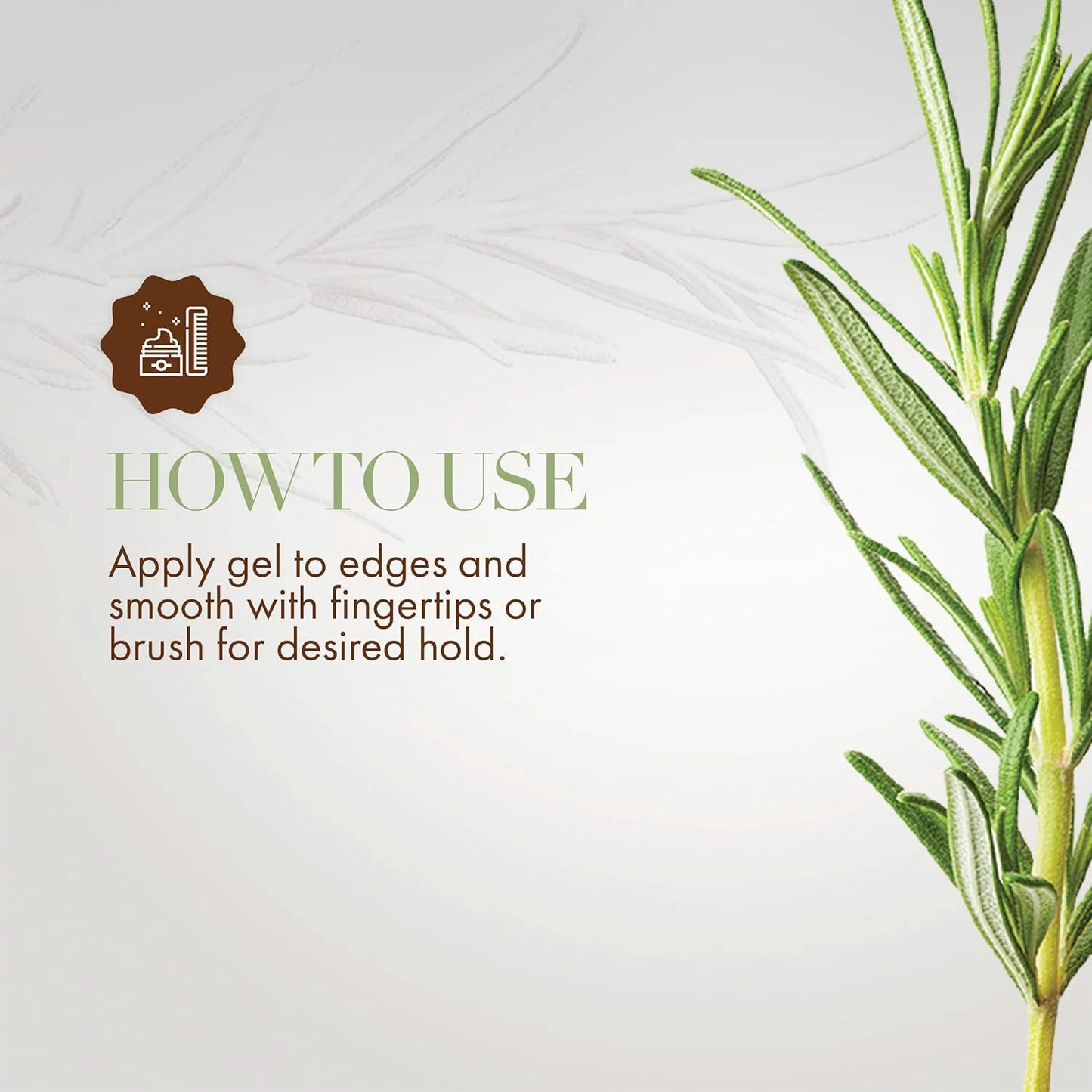 Gel to strengthen hair ends
