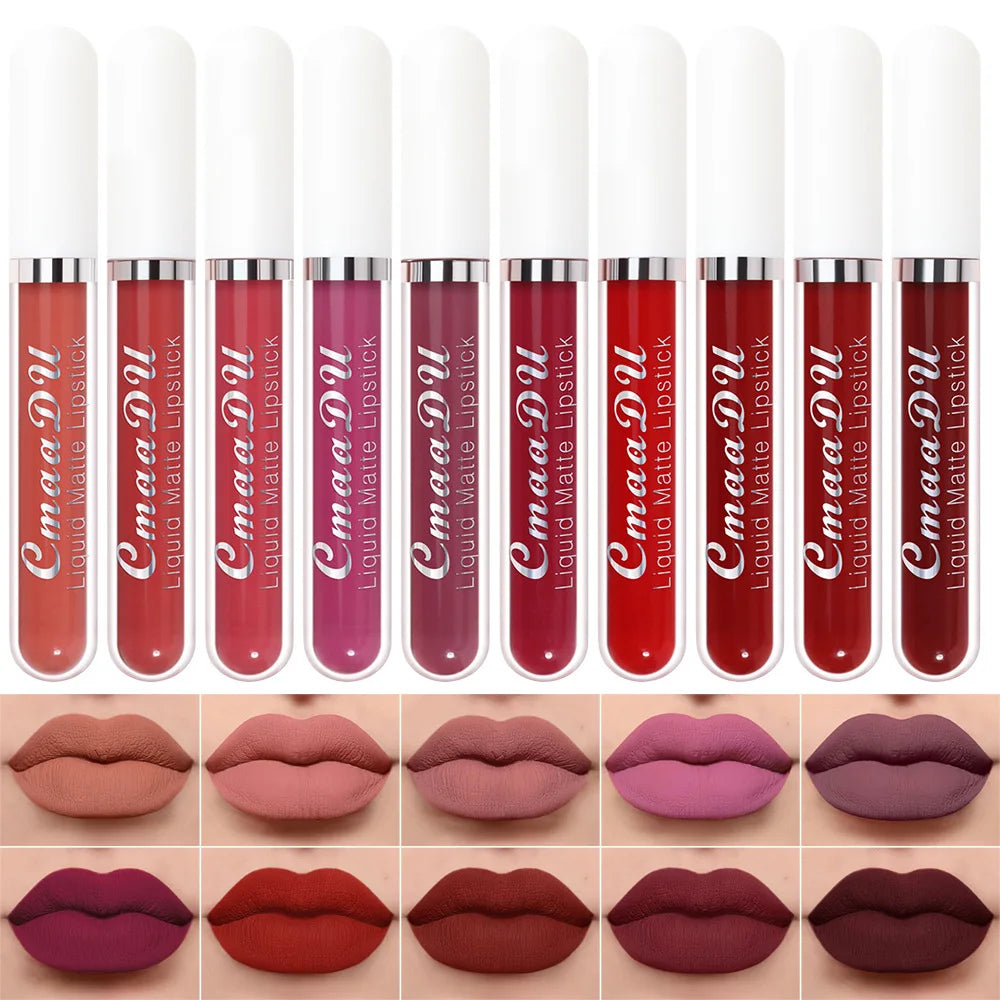 Velvet Lip Gloss Set ,10 Pieces