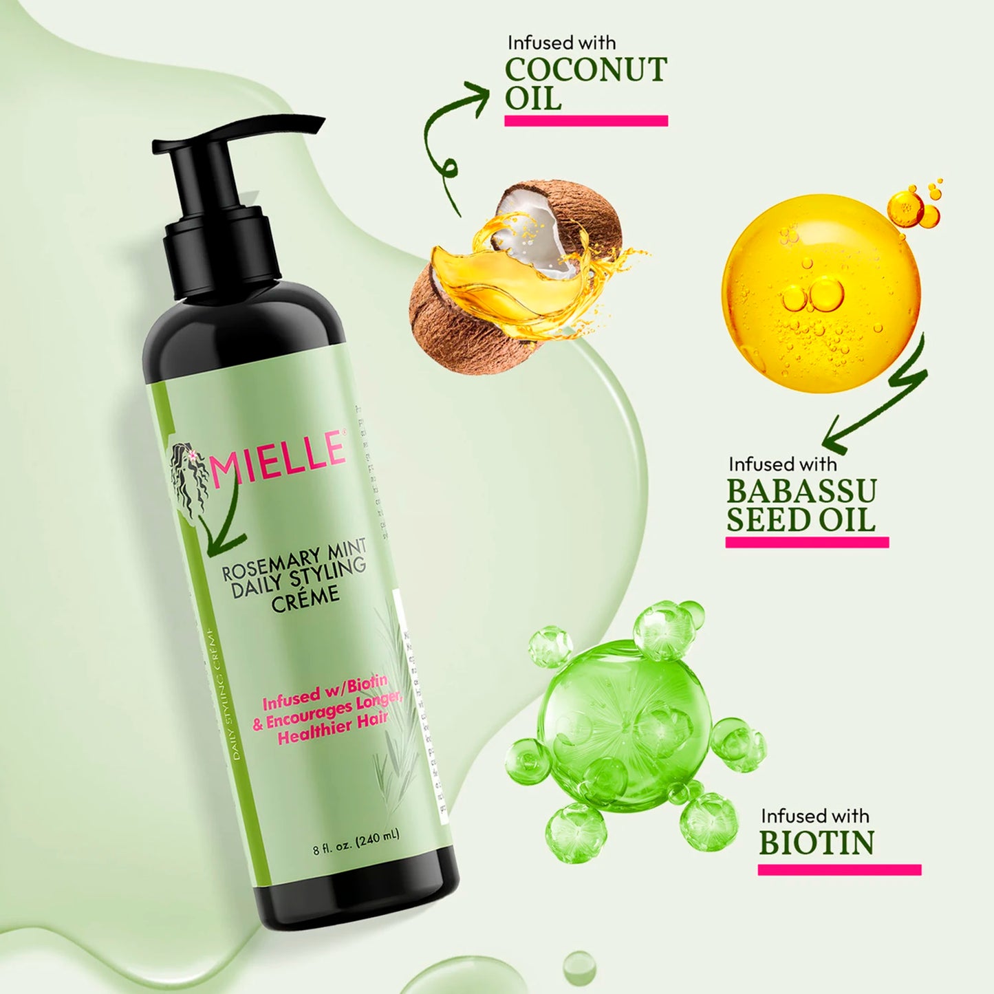 Daily hair styling cream