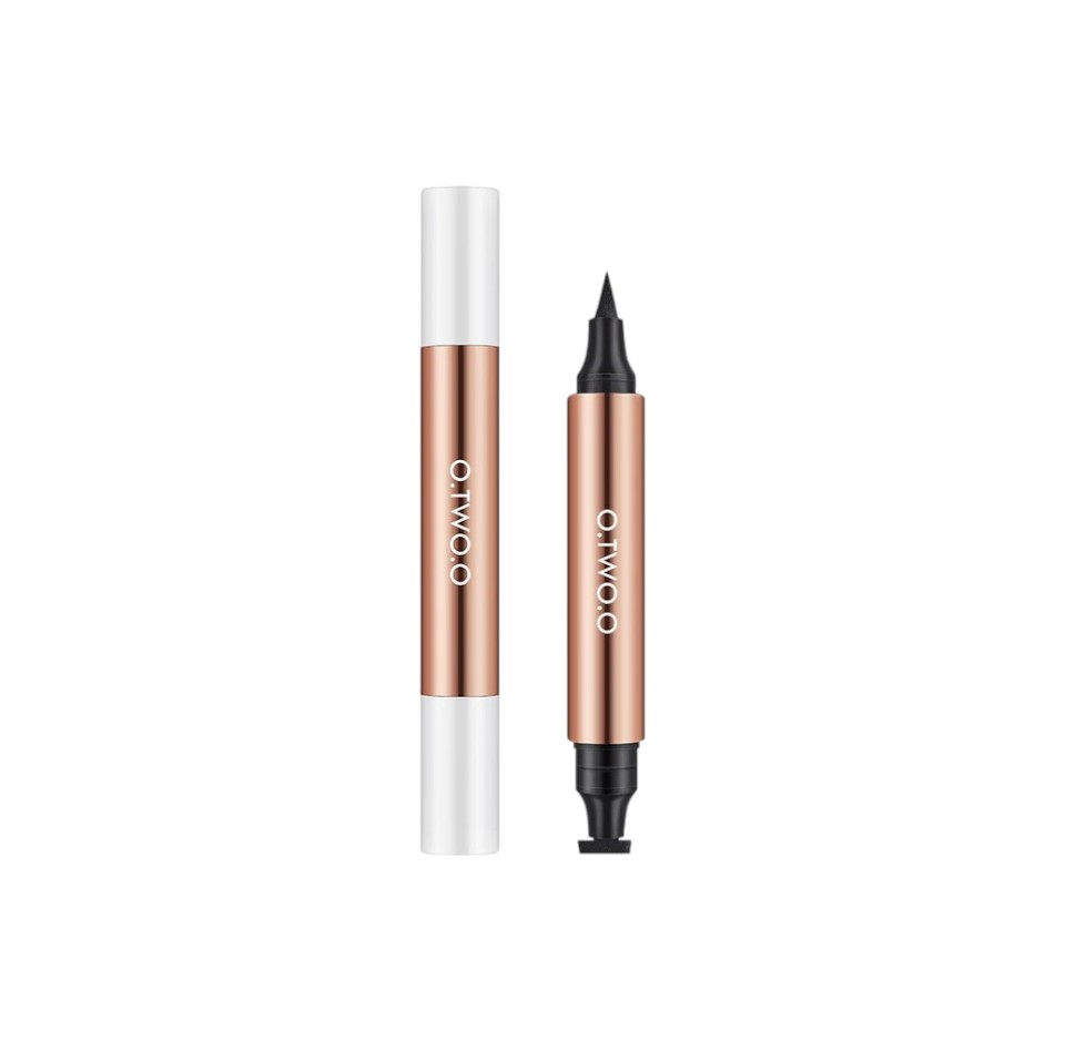 Dual-ended quick-dry liquid eyeliner