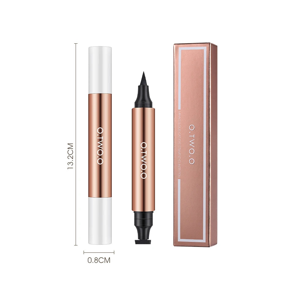 Dual-ended quick-dry liquid eyeliner