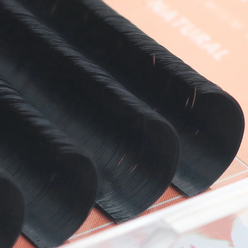 Individual eyelashes are easy to apply
