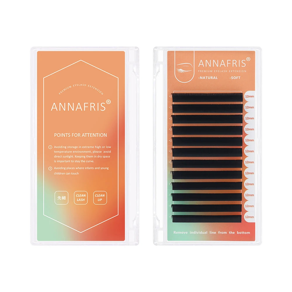Individual eyelashes are easy to apply