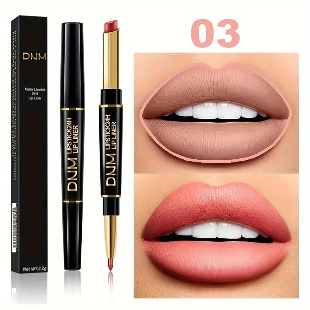 Long-lasting double-ended lipstick