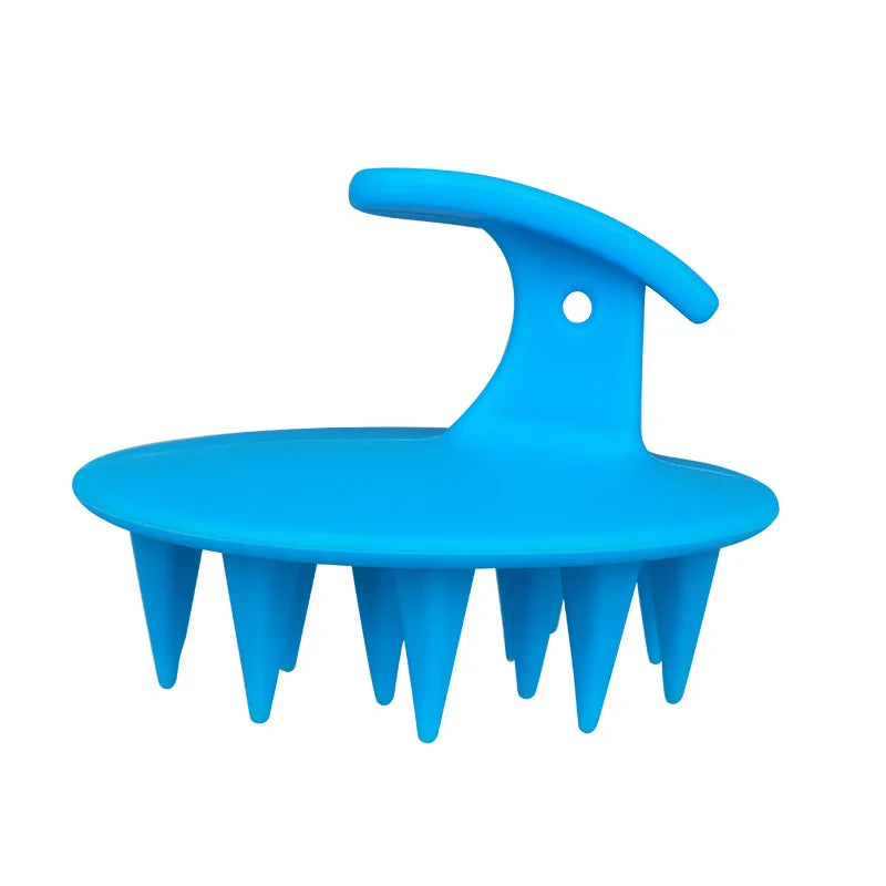 Silicone shampoo brush