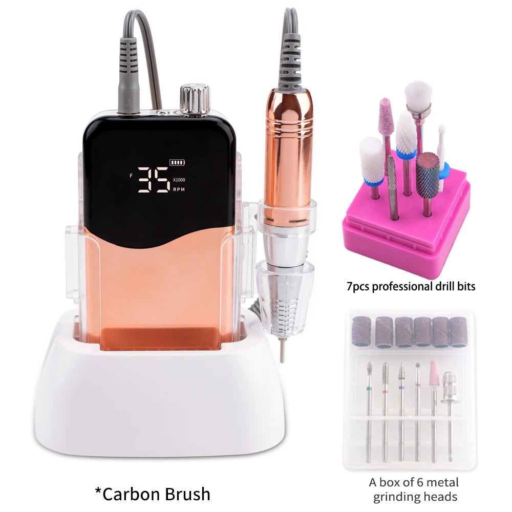 Electric Nail File, 35,000 RPM