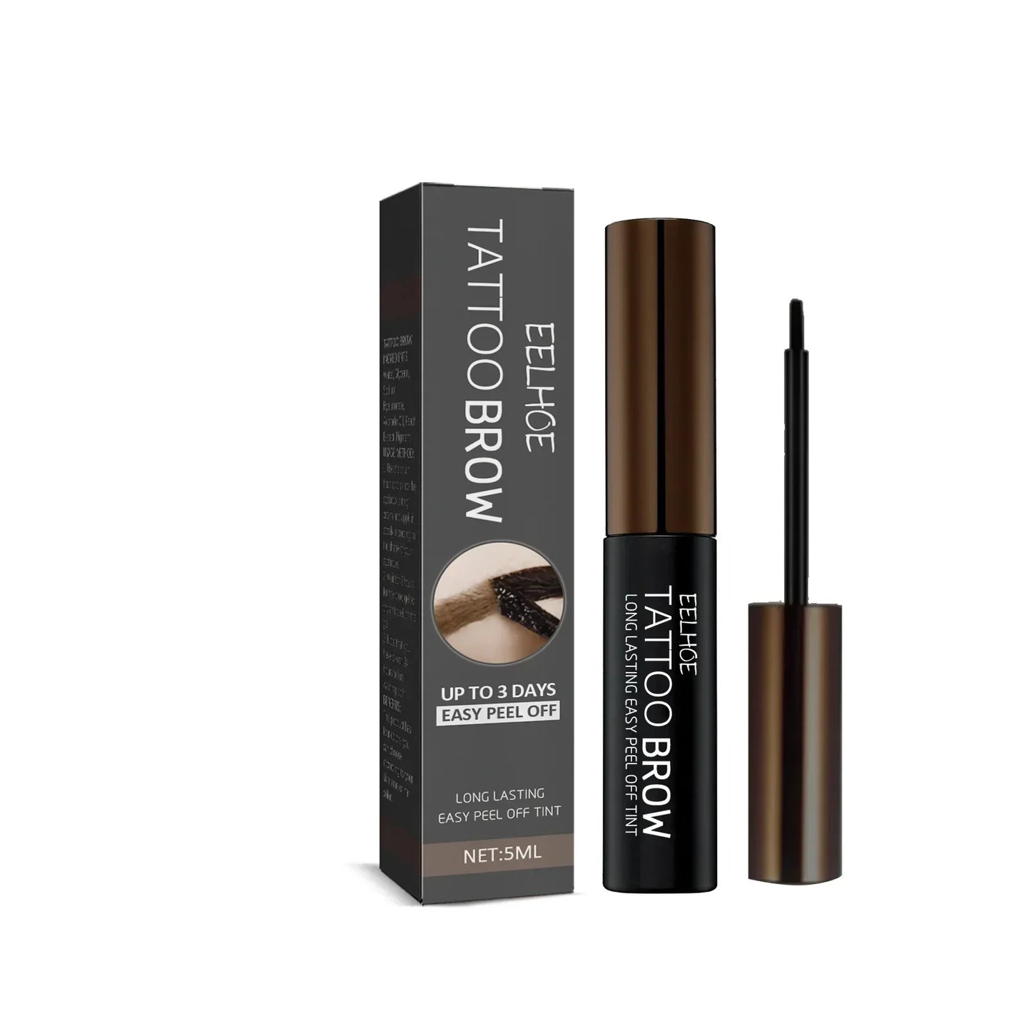Eyebrow tinting gel, semi-permanent