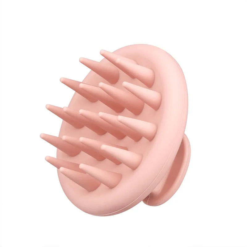 Silicone shampoo brush