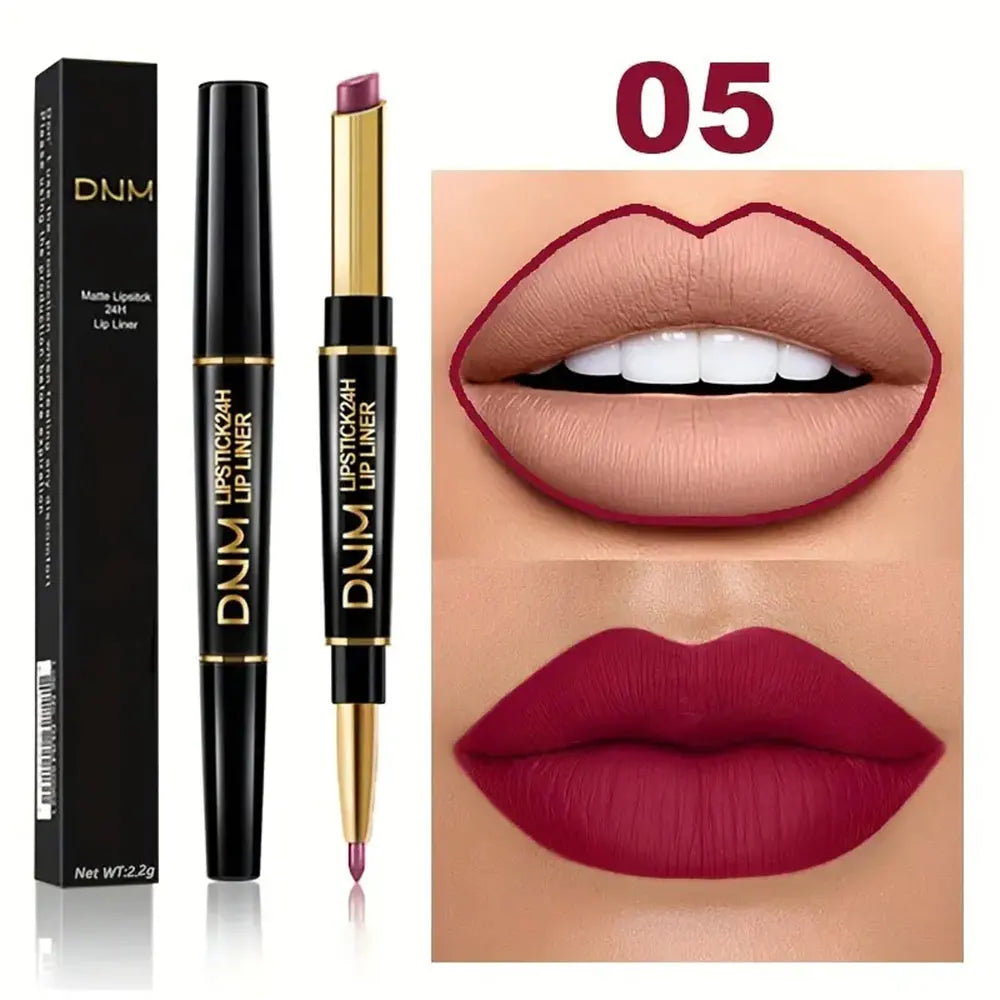 Long-lasting double-ended lipstick