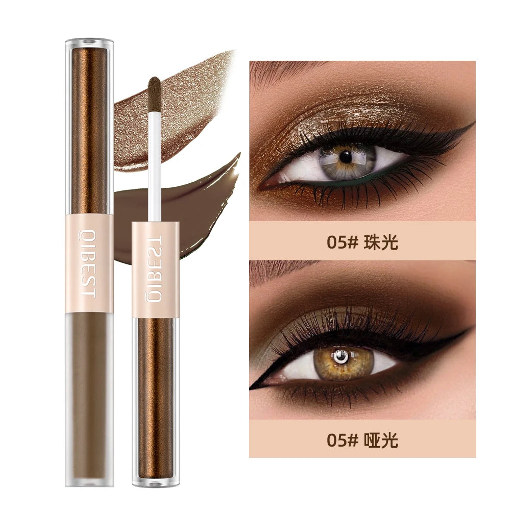 Dual-ended shimmer liquid eyeshadow