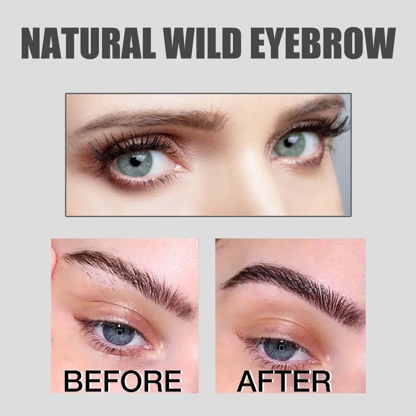 Eyebrow tinting gel, semi-permanent