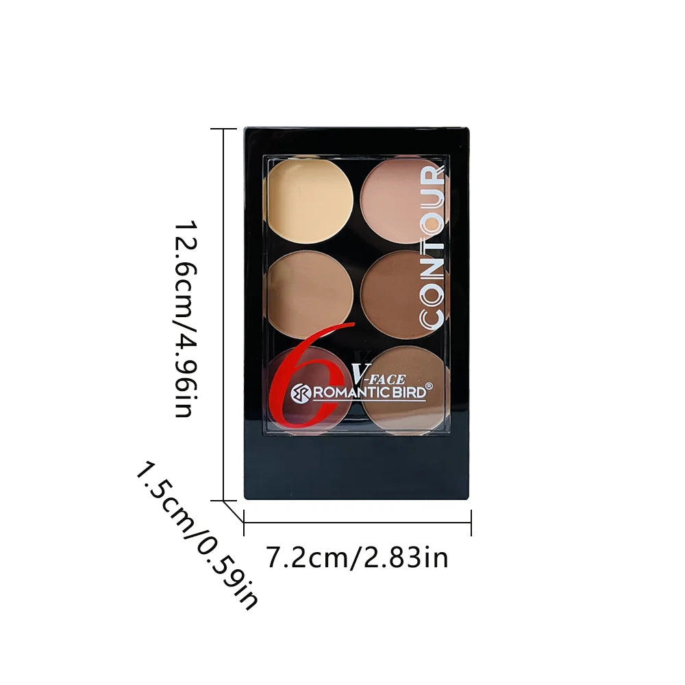 Face Contouring Powder Palette with Brush