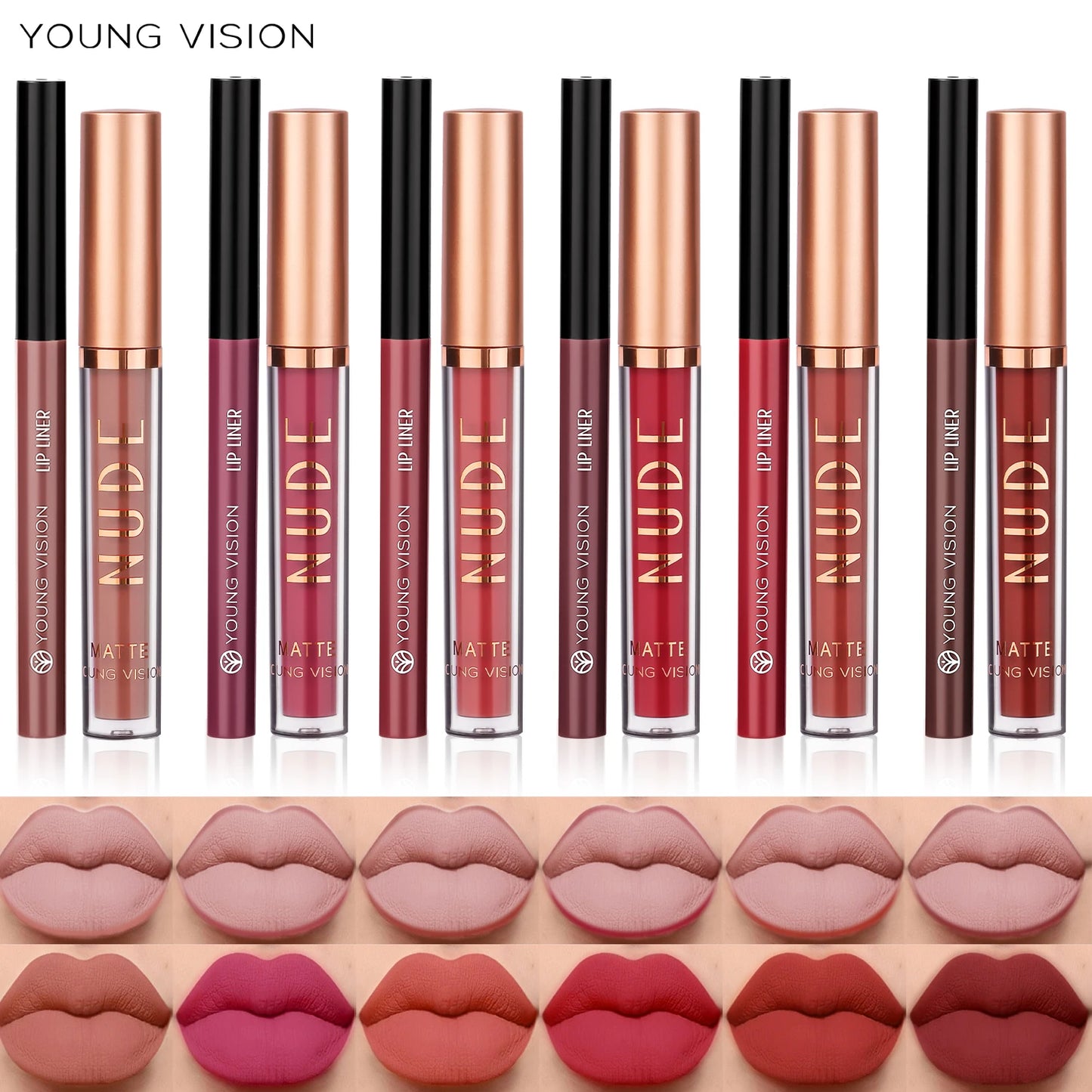 Lip gloss, lip liner