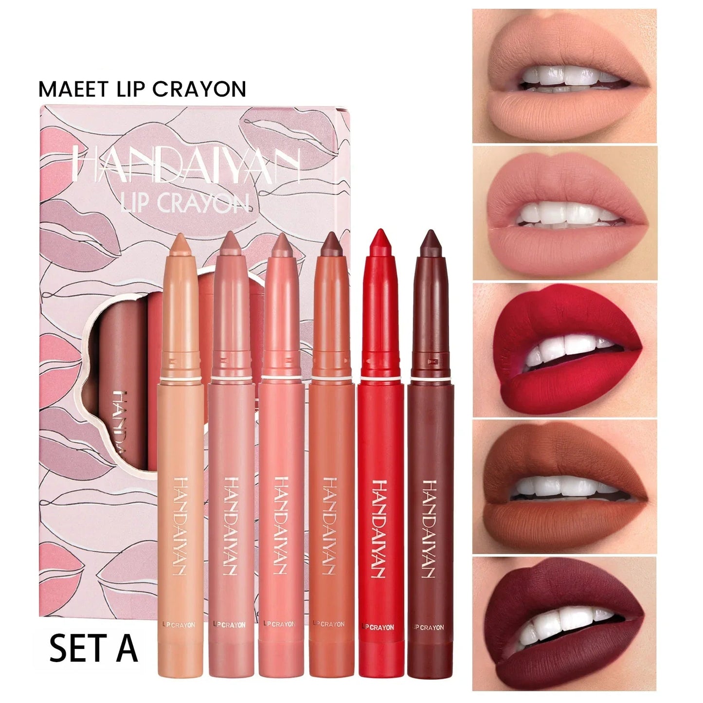 Velvet Matte Lipstick, 12 Colors