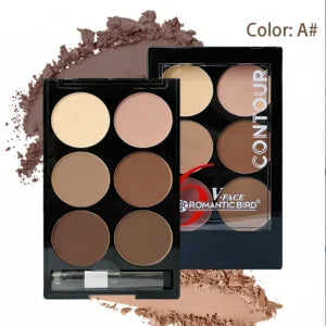 Face Contouring Powder Palette with Brush