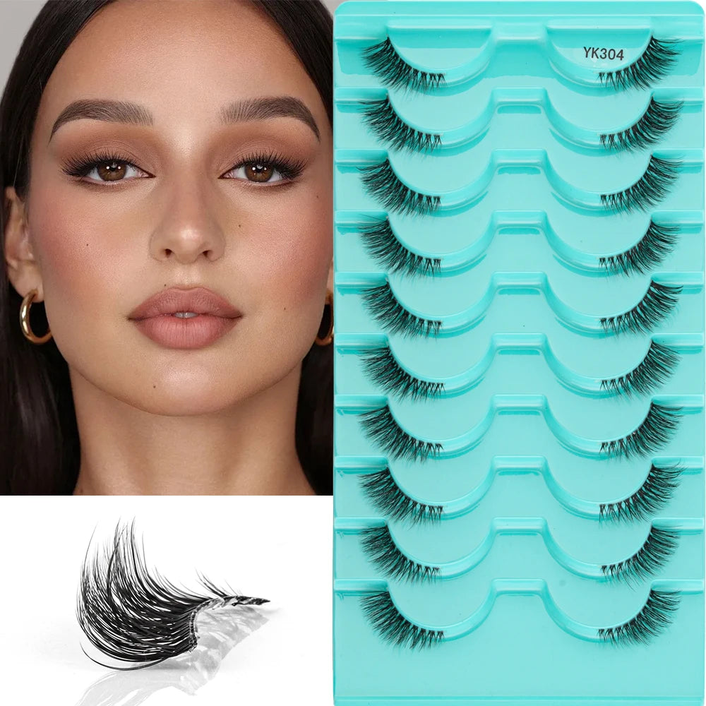 pairs of half eyelashes