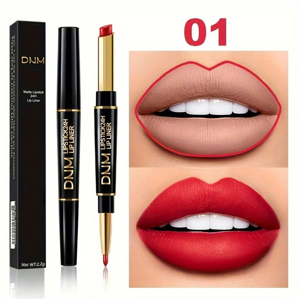 Long-lasting double-ended lipstick