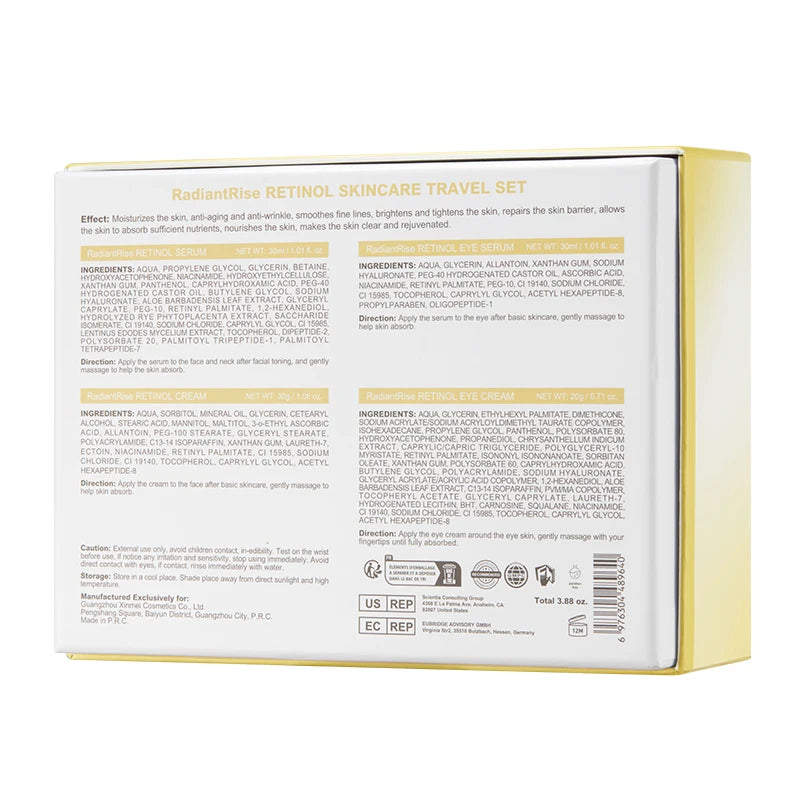 Skin care set with lactobionic acid