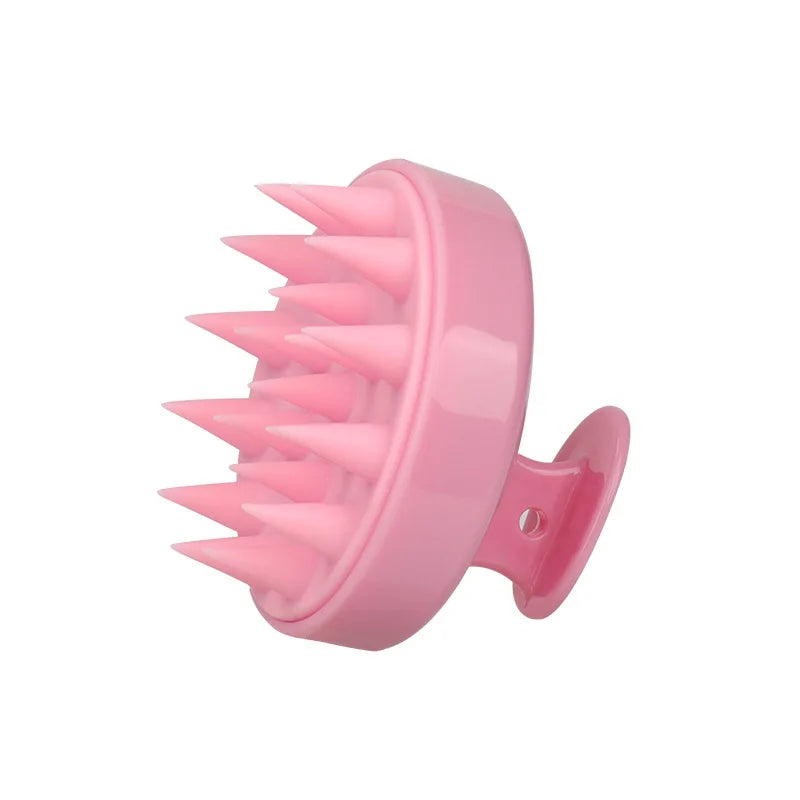 Silicone shampoo brush
