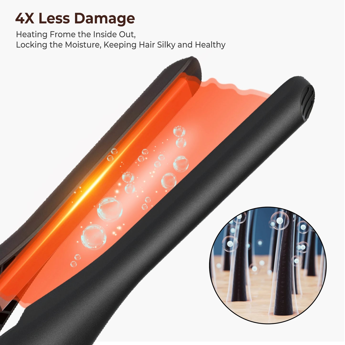 Small hair straightener for short hair