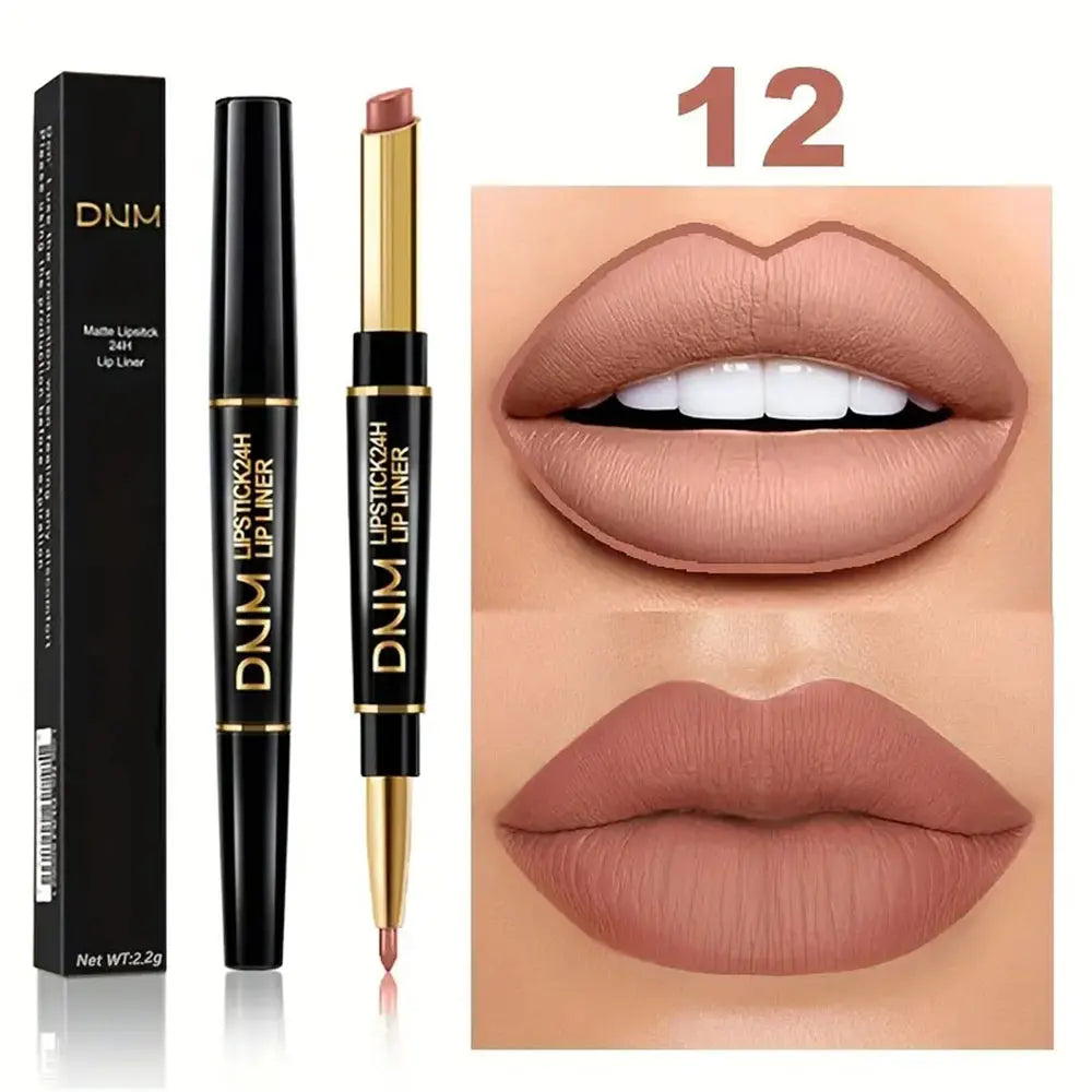 Long-lasting double-ended lipstick