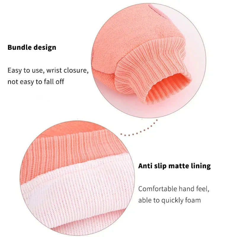 Dead skin scrub gloves