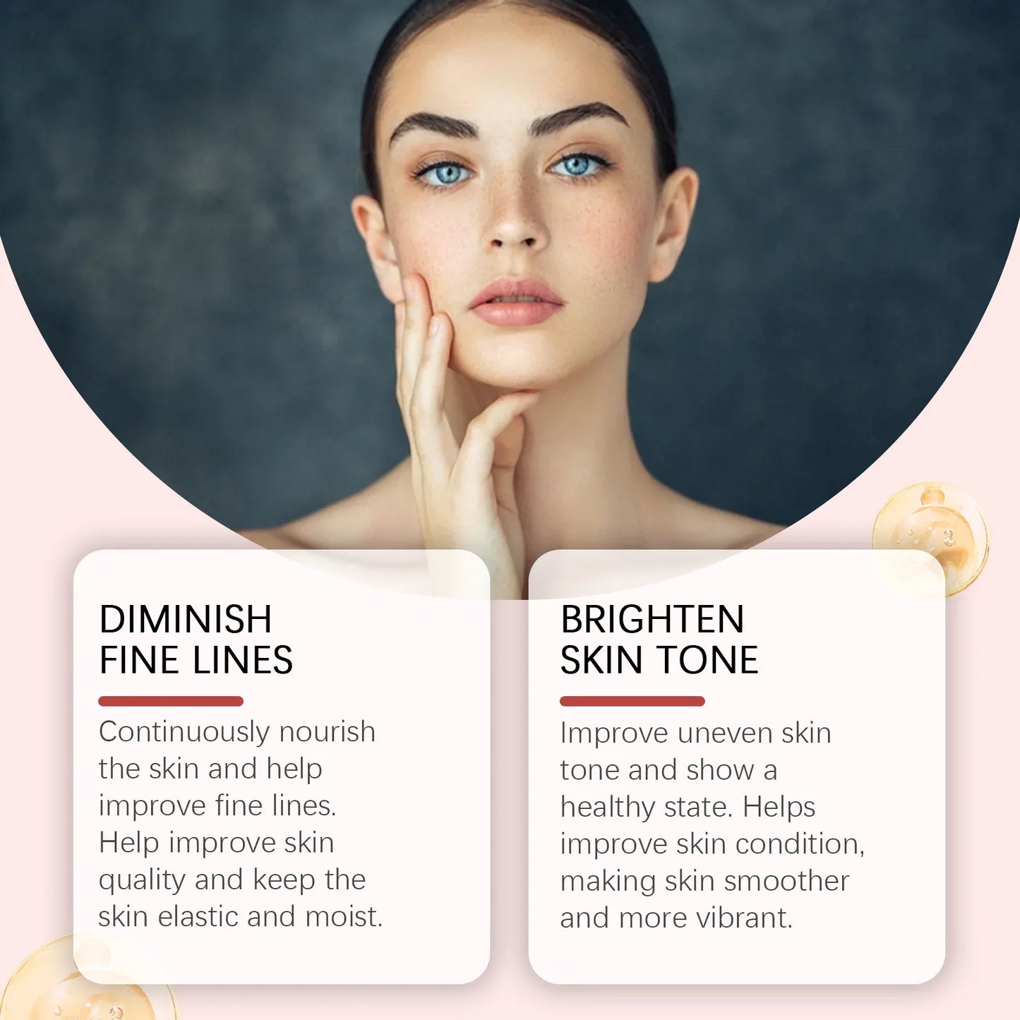 Hyaluronic acid serum for skin tightening