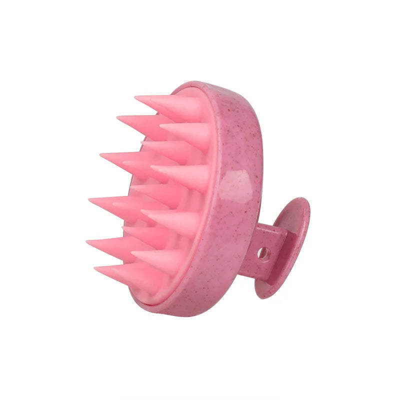 Silicone shampoo brush
