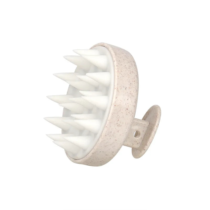 Silicone shampoo brush