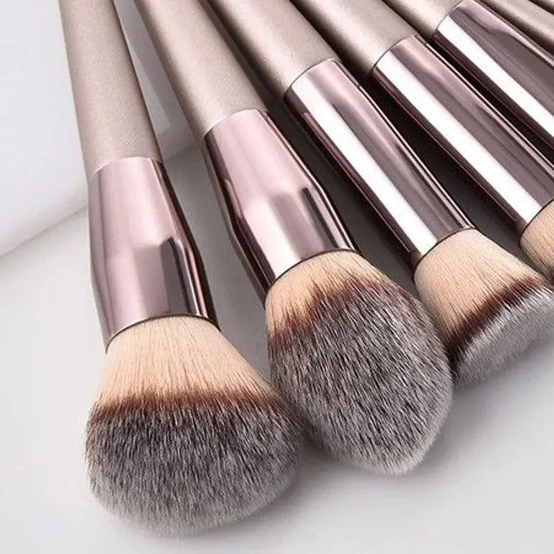 Complete 10 Makeup Brush Set