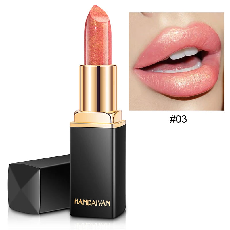 Moisturizing Pearl Lipstick, 9 Colors