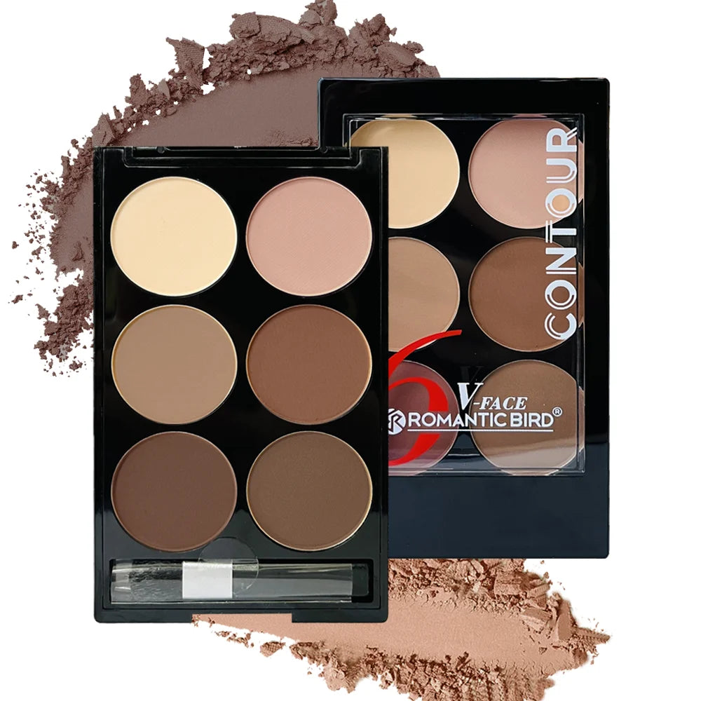 Face Contouring Powder Palette with Brush