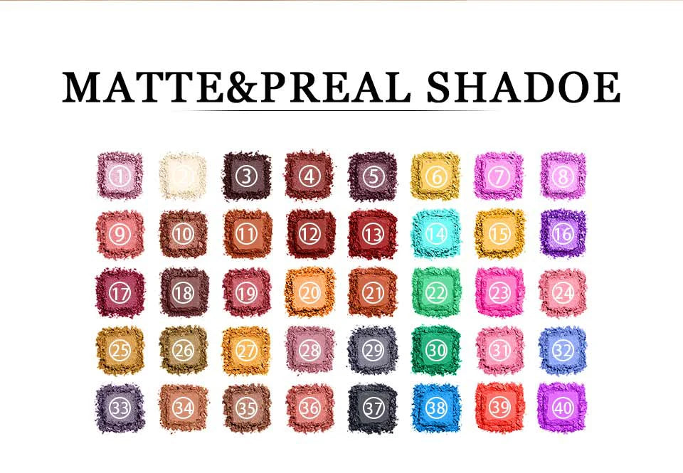 Matte eyeshadow palette