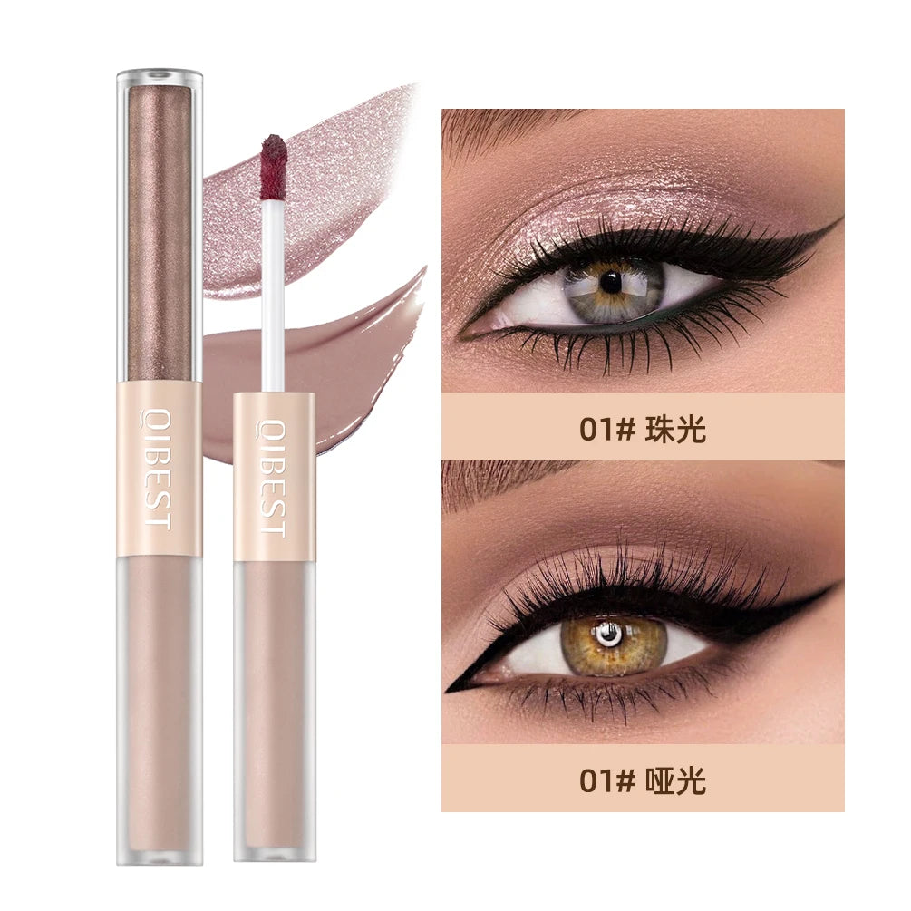 Dual-ended shimmer liquid eyeshadow