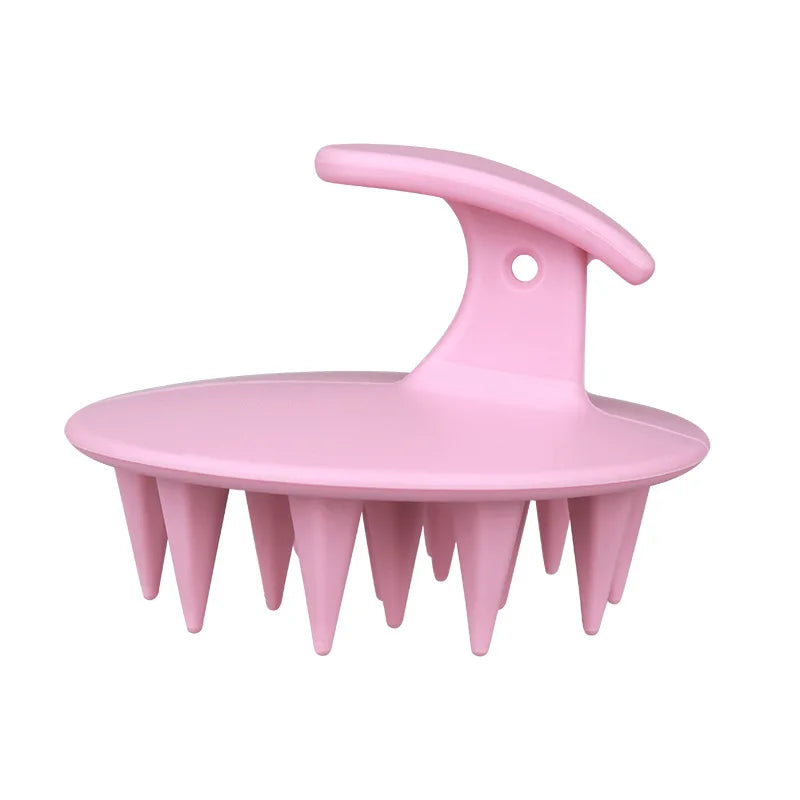 Silicone shampoo brush
