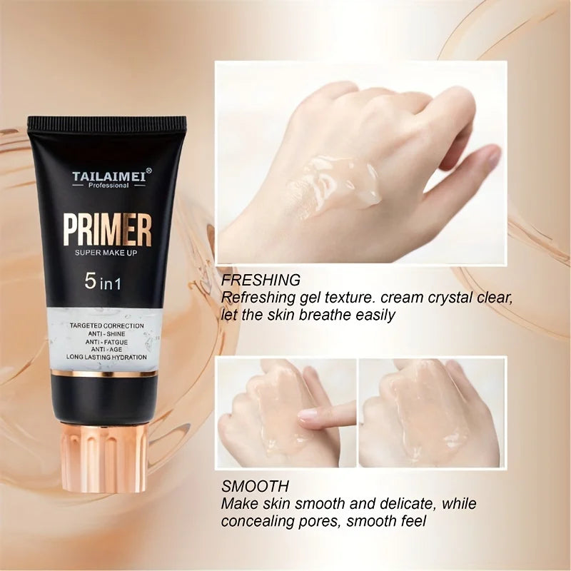 Transparent waterproof gel primer