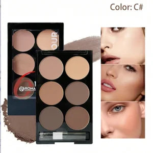 Face Contouring Powder Palette with Brush