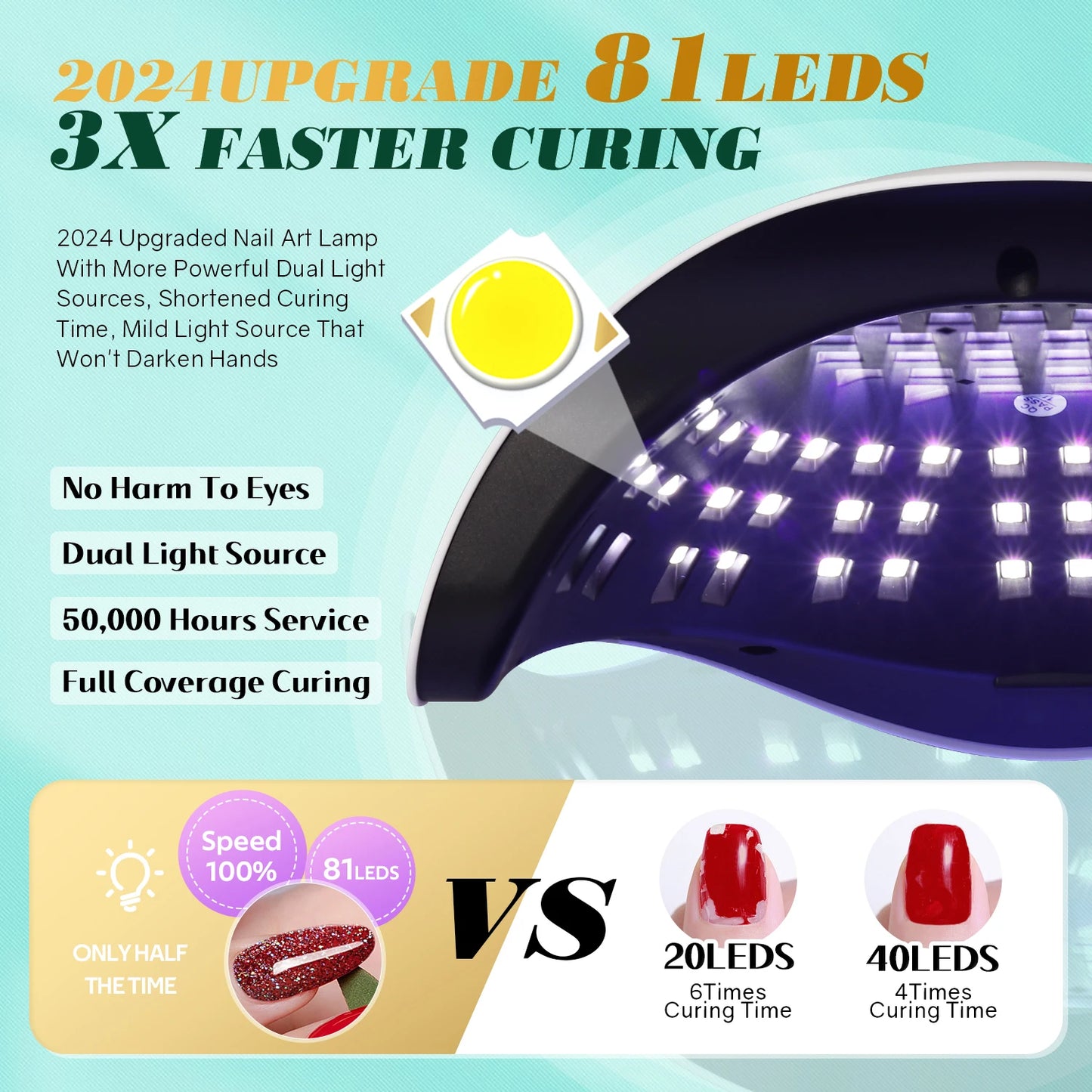 UV LED Nail Lamp 380W
