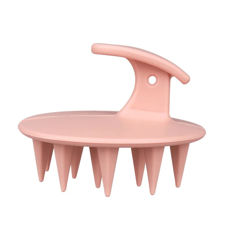 Silicone shampoo brush