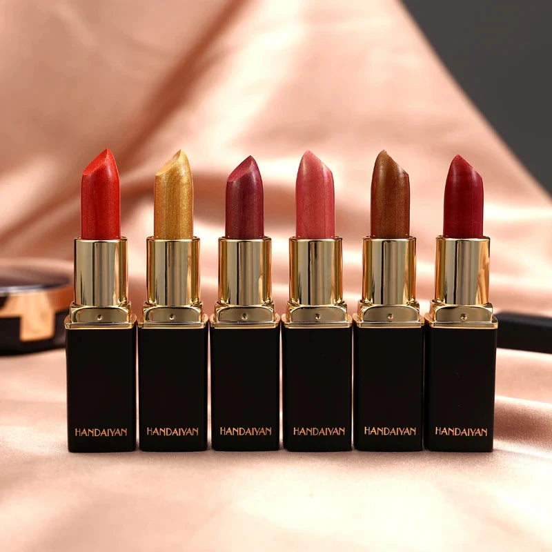 Moisturizing Pearl Lipstick, 9 Colors