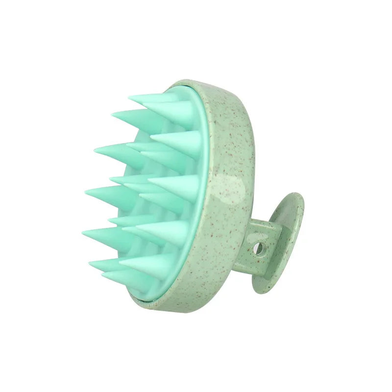 Silicone shampoo brush