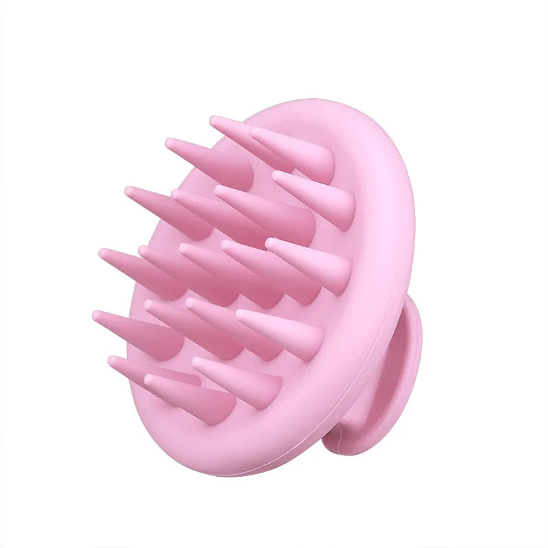 Silicone shampoo brush
