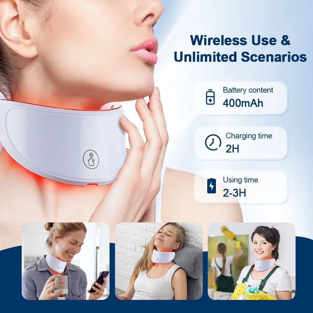 Face and Neck Beauty Machine LED Skin Care Tool