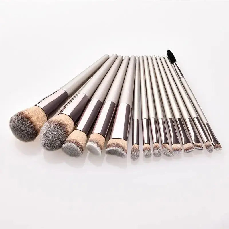 Complete 10 Makeup Brush Set