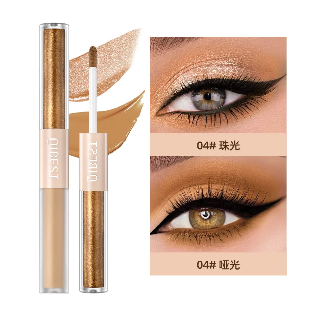 Dual-ended shimmer liquid eyeshadow