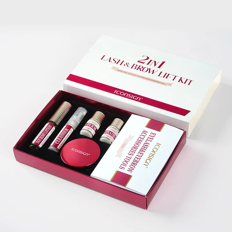 Professional 2-in-1 Eyelash and Brow Lift Kit