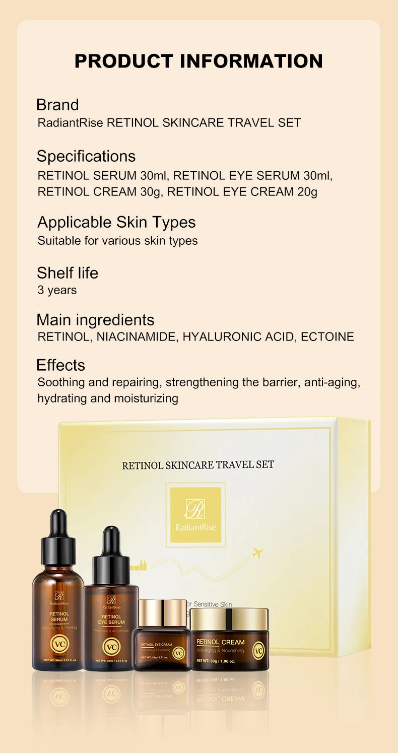 Skin care set with lactobionic acid