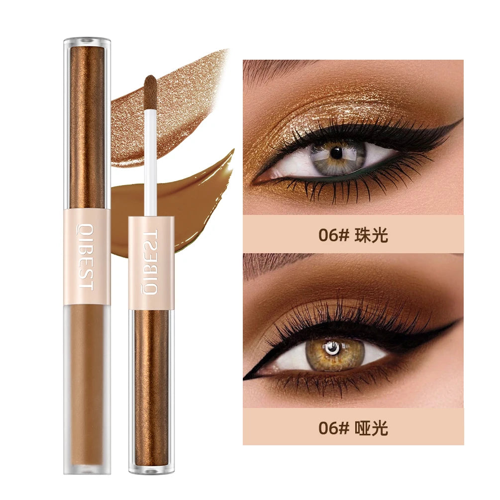 Dual-ended shimmer liquid eyeshadow