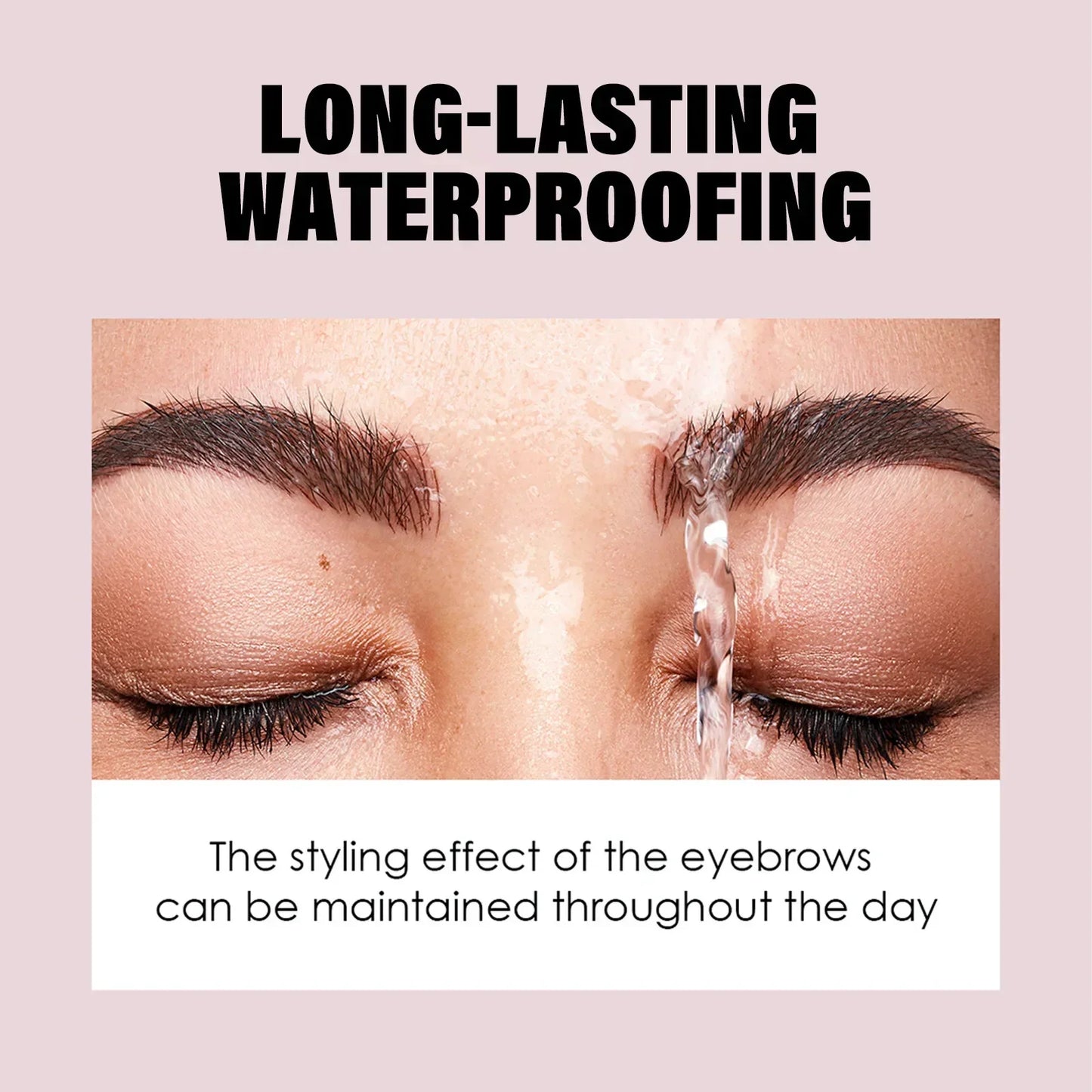 Eyebrow tinting gel, semi-permanent