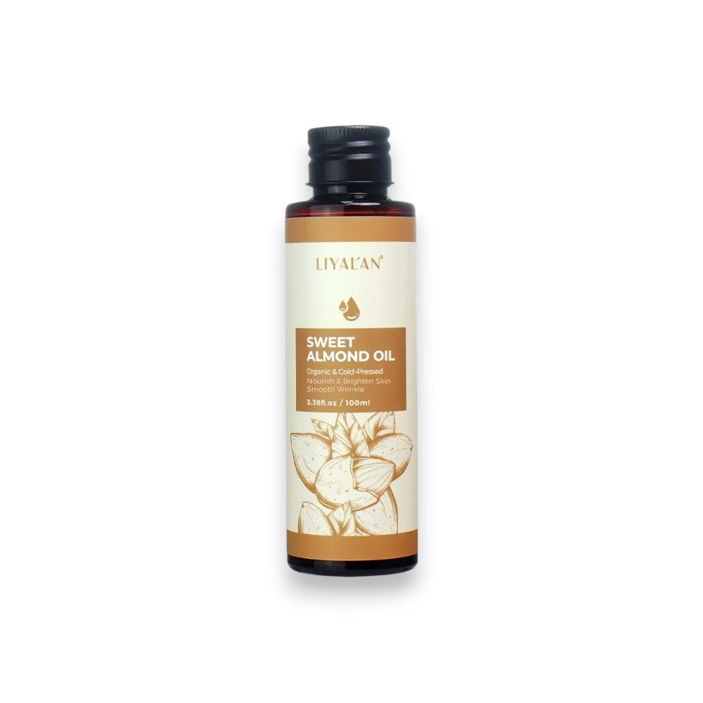 Sweet almond oil for body care and massage